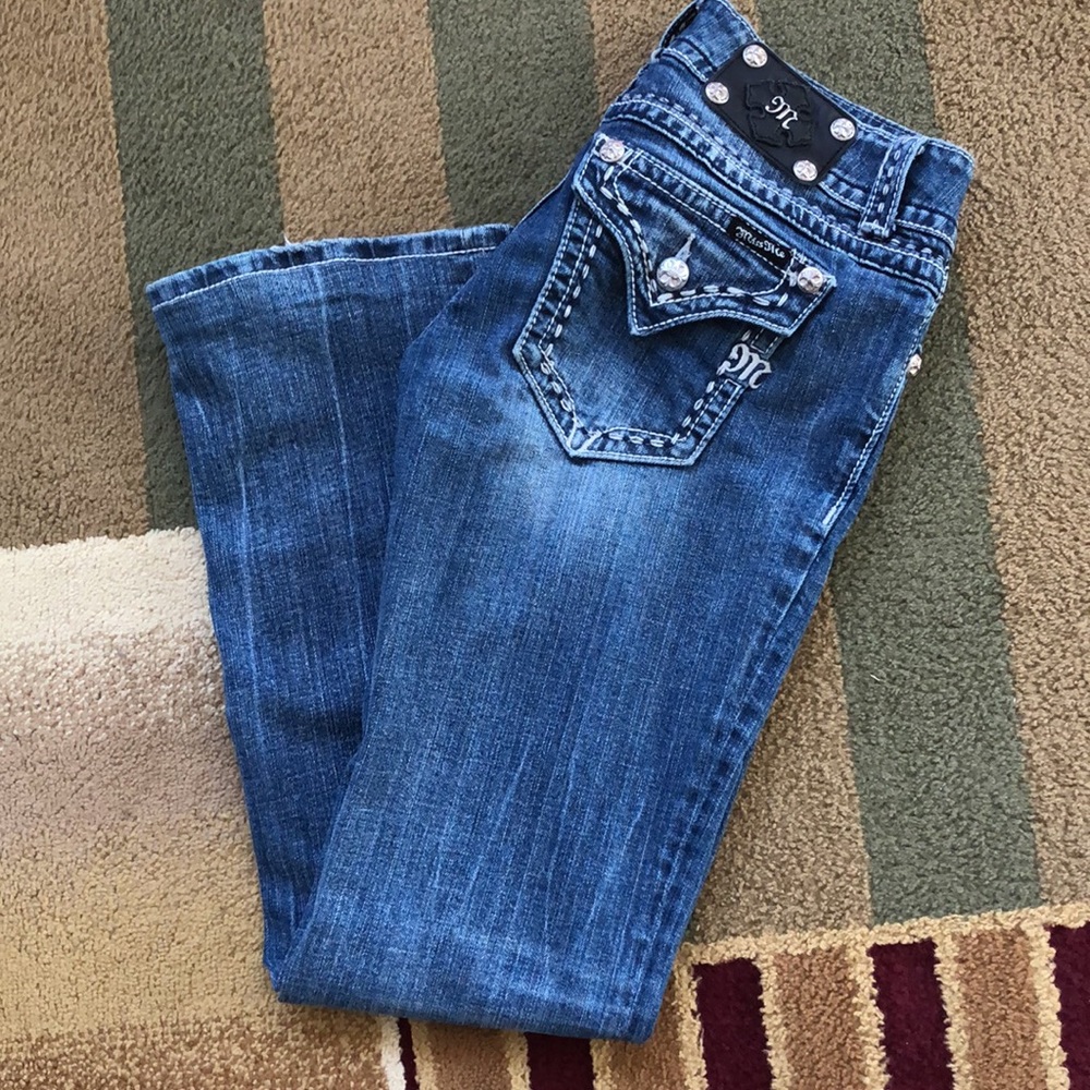 Miss Me bootcut jeans, size W29/L31